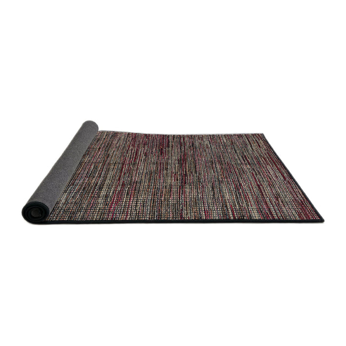 Sideview of Abstract Pink Oriental Rug, abs4769