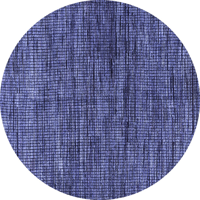 Round Oriental Blue Modern Rug, abs4769blu