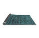 Sideview of Oriental Light Blue Modern Rug, abs4769lblu