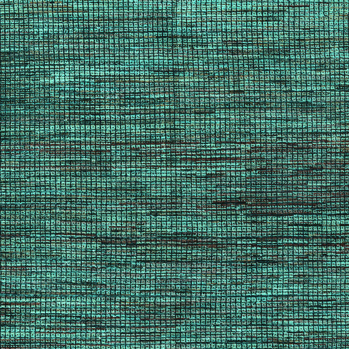 Machine Washable Oriental Turquoise Modern Area Rugs, wshabs4769turq