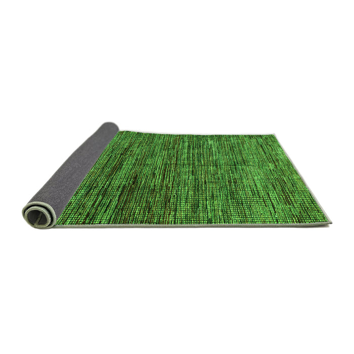 Sideview of Oriental Green Modern Rug, abs4769grn