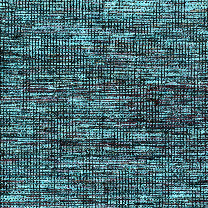 Oriental Light Blue Modern Rug, abs4769lblu