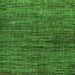 Square Machine Washable Oriental Green Modern Area Rugs, wshabs4769grn