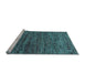 Sideview of Machine Washable Oriental Light Blue Modern Rug, wshabs4769lblu