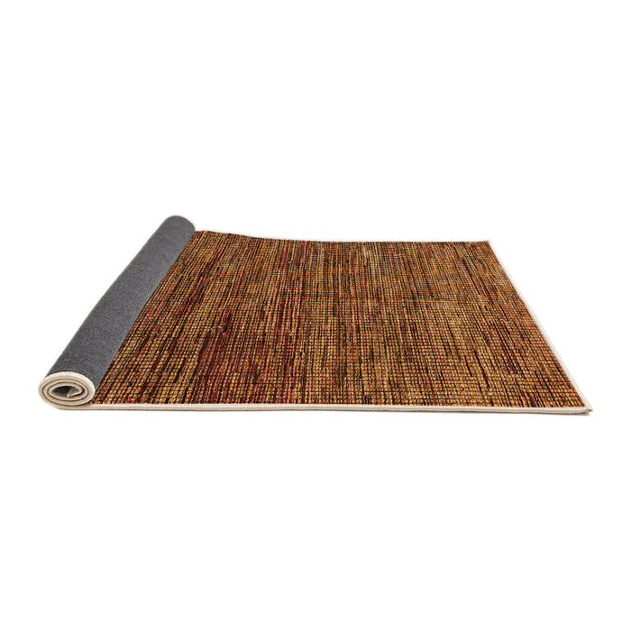 Sideview of Oriental Orange Modern Rug, abs4769org