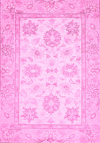 Oriental Pink Traditional Rug, abs476pnk