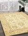 Machine Washable Abstract Sun Yellow Rug in a Family Room, wshabs476