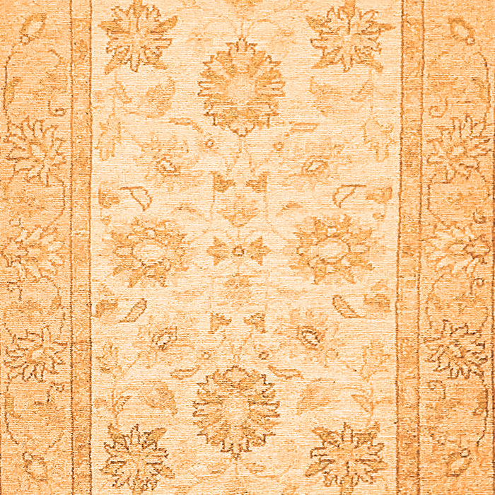 Machine Washable Oriental Orange Traditional Area Rugs, wshabs476org