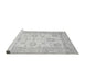 Sideview of Machine Washable Oriental Gray Traditional Rug, wshabs476gry