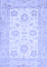 Machine Washable Oriental Blue Traditional Rug, wshabs476blu