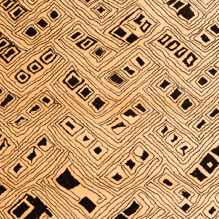 Oriental Orange Modern Rug, abs4770org