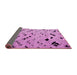 Sideview of Oriental Pink Modern Rug, abs4770pnk