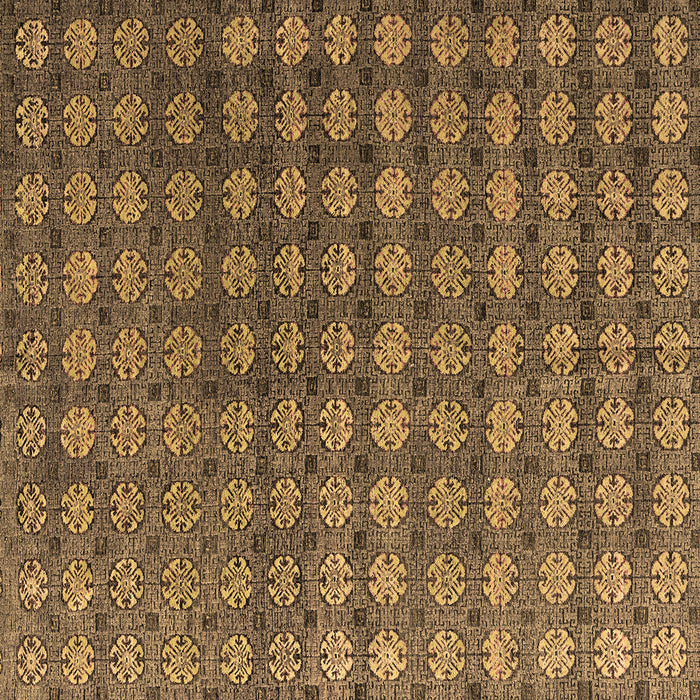 Square Oriental Brown Modern Rug, abs4771brn