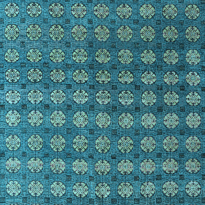 Oriental Light Blue Modern Rug, abs4771lblu