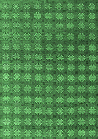 Oriental Emerald Green Modern Rug, abs4771emgrn