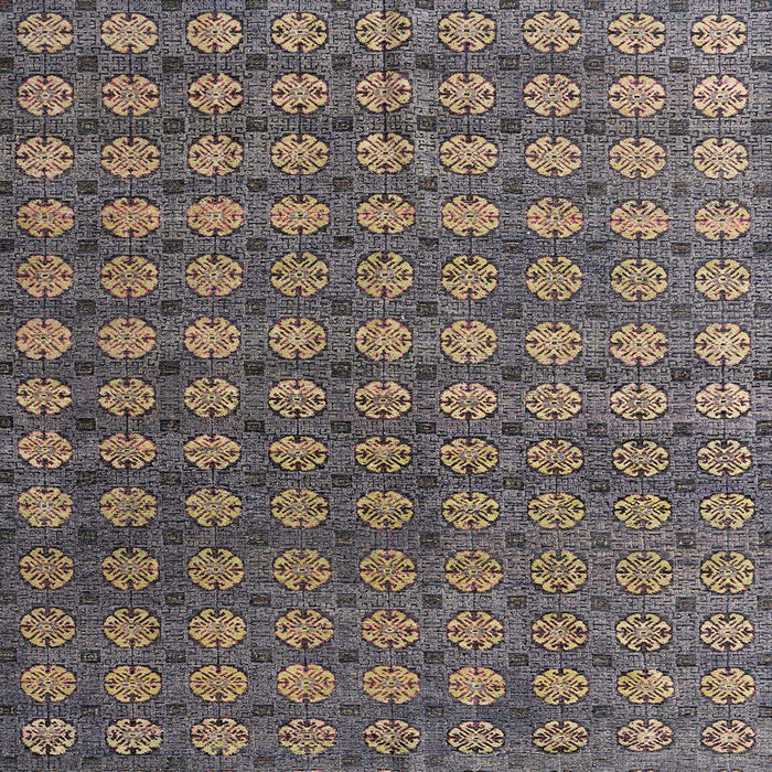 Square Abstract Pink Oriental Rug, abs4771