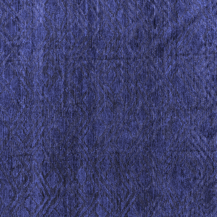 Square Machine Washable Oriental Blue Modern Rug, wshabs4772blu