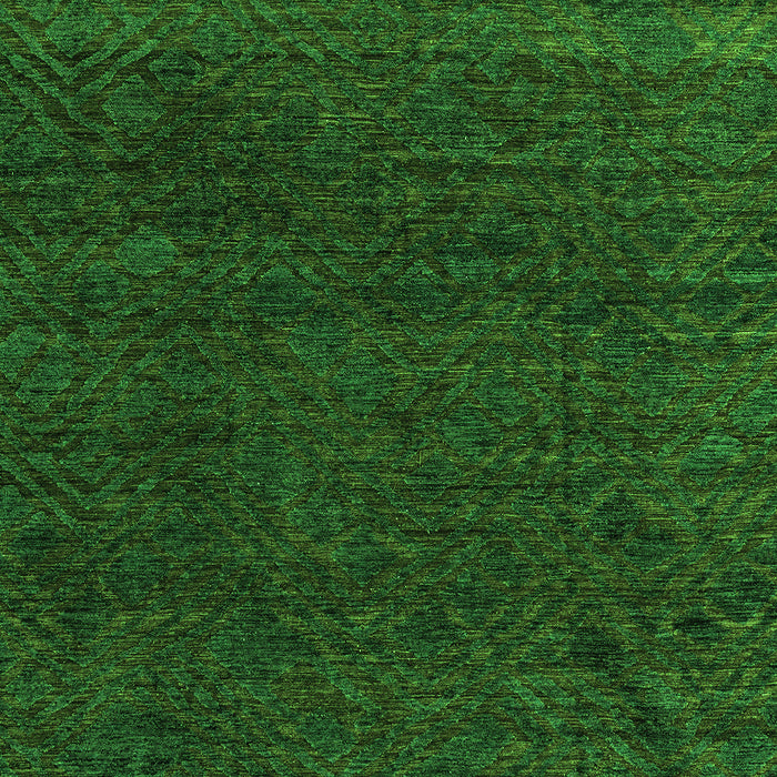 Machine Washable Oriental Green Modern Area Rugs, wshabs4772grn