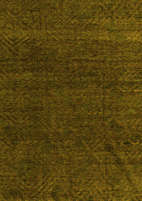 Oriental Yellow Modern Rug, abs4772yw