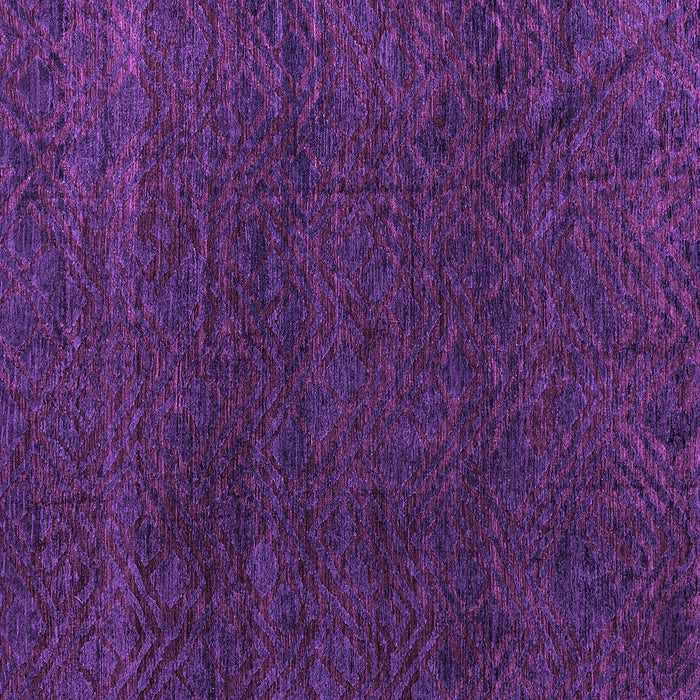 Square Machine Washable Oriental Purple Modern Area Rugs, wshabs4772pur