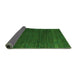 Sideview of Oriental Green Modern Rug, abs4772grn