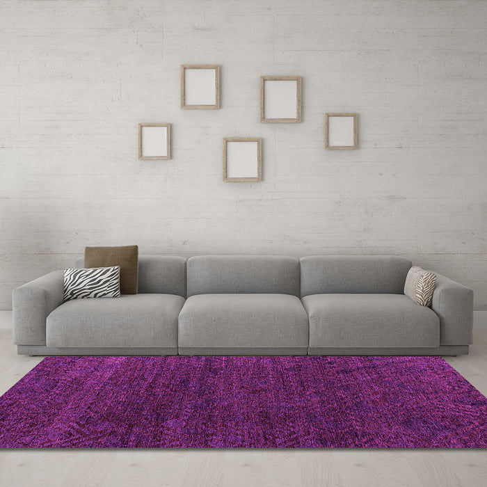 Machine Washable Oriental Pink Modern Rug in a Living Room, wshabs4772pnk