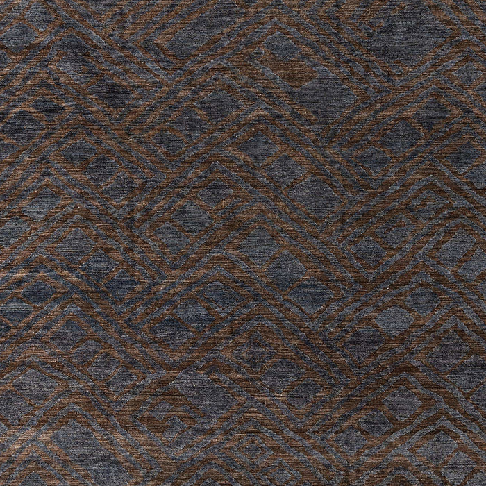 Machine Washable Abstract Carbon Gray Rug, wshabs4772