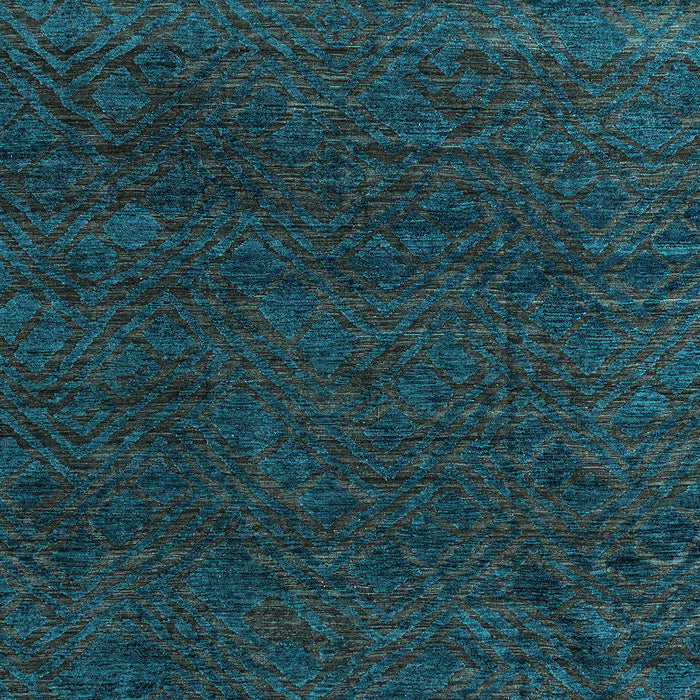 Machine Washable Oriental Light Blue Modern Rug, wshabs4772lblu