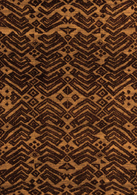 Oriental Orange Modern Rug, abs4773org