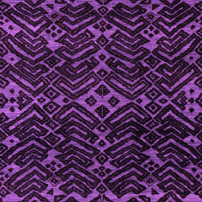 Machine Washable Oriental Purple Modern Area Rugs, wshabs4773pur