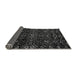 Sideview of Oriental Gray Modern Rug, abs4773gry