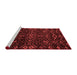 Modern Red Washable Rugs