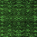 Square Machine Washable Oriental Green Modern Area Rugs, wshabs4773grn