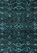 Oriental Light Blue Modern Rug, abs4773lblu