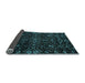 Sideview of Oriental Light Blue Modern Rug, abs4773lblu