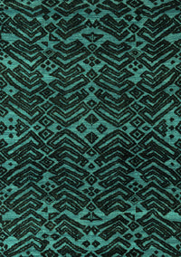 Oriental Turquoise Modern Rug, abs4773turq