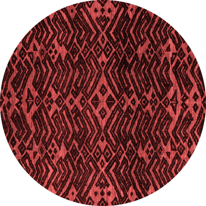 Machine Washable Oriental Red Modern Rug, wshabs4773red