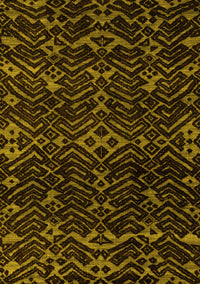 Oriental Yellow Modern Rug, abs4773yw