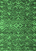 Machine Washable Abstract Emerald Green Modern Area Rugs, wshabs4774emgrn