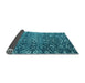 Sideview of Abstract Light Blue Modern Rug, abs4774lblu