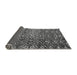 Sideview of Abstract Gray Modern Rug, abs4774gry