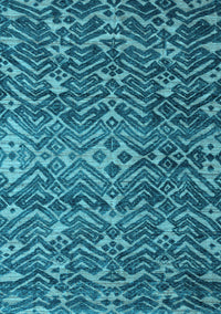 Abstract Light Blue Modern Rug, abs4774lblu