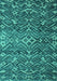 Abstract Turquoise Modern Rug, abs4774turq