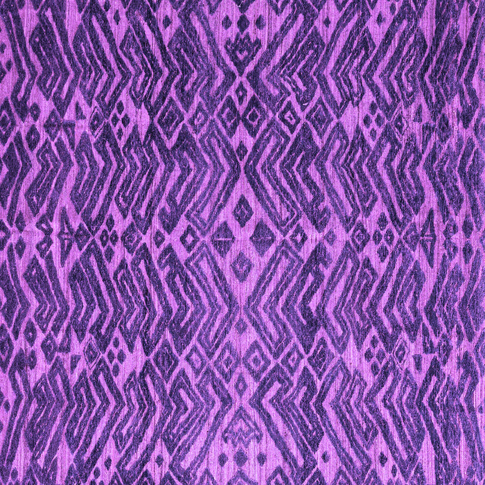 Square Machine Washable Abstract Purple Modern Area Rugs, wshabs4774pur