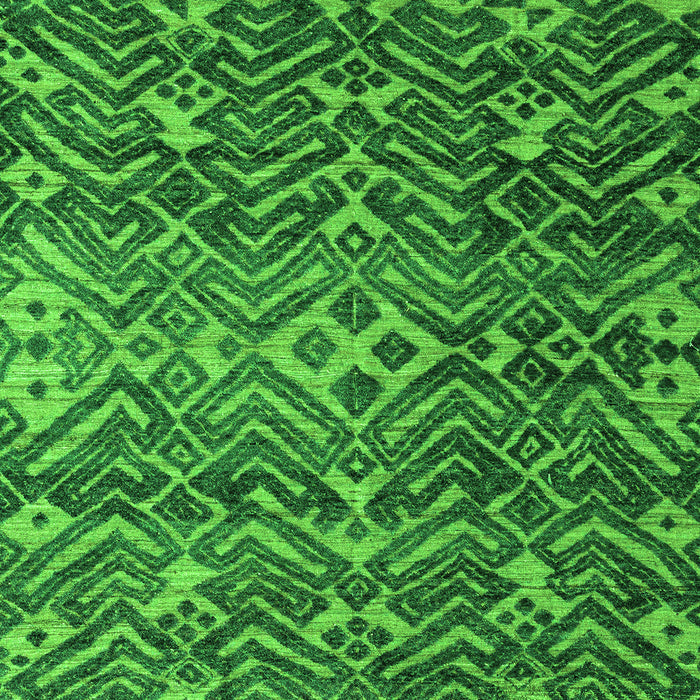 Abstract Green Modern Rug, abs4774grn