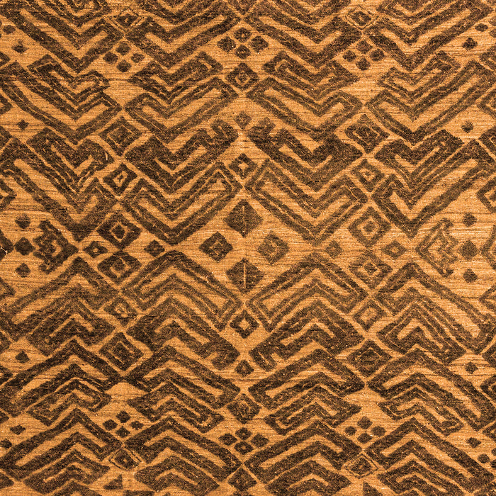 Machine Washable Abstract Orange Modern Area Rugs, wshabs4774org