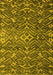 Abstract Yellow Modern Rug, abs4774yw