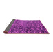 Sideview of Abstract Pink Modern Rug, abs4774pnk