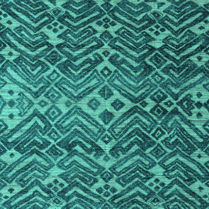 Machine Washable Abstract Turquoise Modern Area Rugs, wshabs4774turq