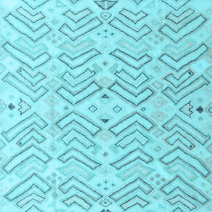 Machine Washable Solid Light Blue Modern Rug, wshabs4775lblu